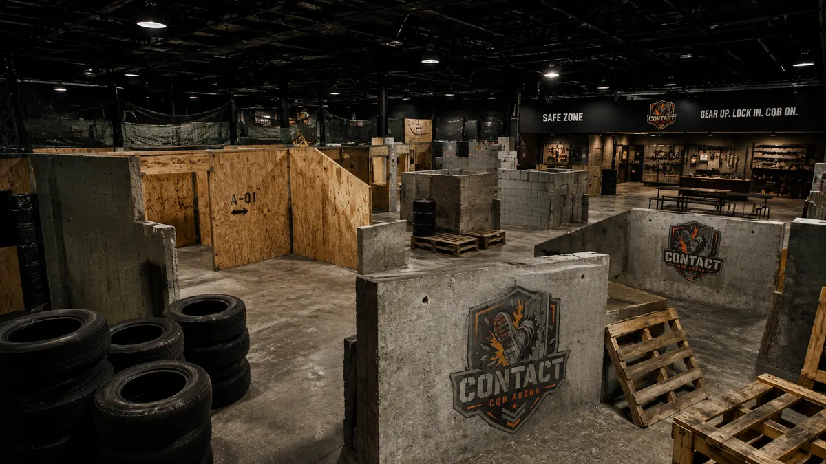 Contact Airsoft CQB Arena interior